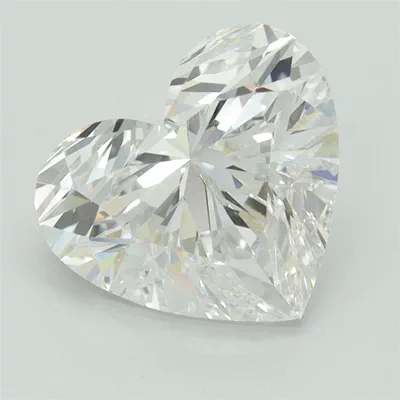3.03ct F VVS2 Rare Carat Ideal Cut Heart Lab Grown Diamond