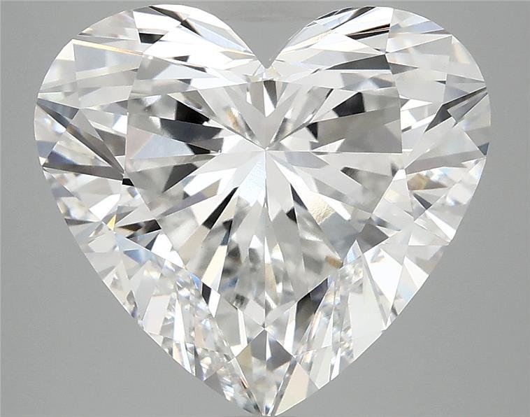 6.08ct E VVS2 Rare Carat Ideal Cut Heart Lab Grown Diamond