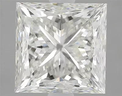 2.50ct K SI1 Rare Carat Ideal Cut Princess Diamond