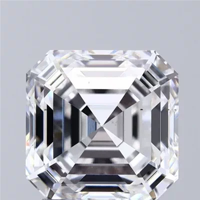 2.58ct E VS1 Rare Carat Ideal Cut Asscher Lab Grown Diamond