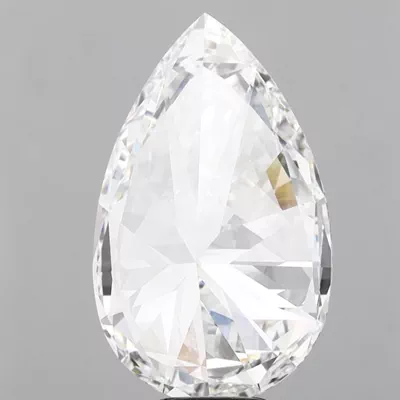 10.05ct F VS1 Rare Carat Ideal Cut Pear Lab Grown Diamond