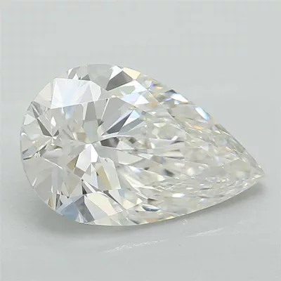 1.09ct F VVS2 Rare Carat Ideal Cut Pear Lab Grown Diamond