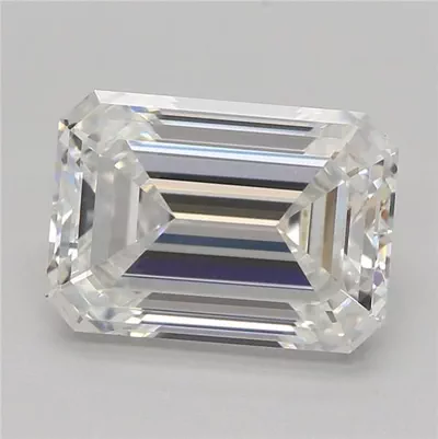 2.04ct E VVS2 Rare Carat Ideal Cut Emerald Lab Grown Diamond