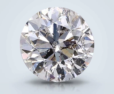 3.03ct K SI2 Good Cut Round Diamond
