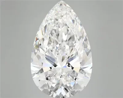 10.92ct E VVS2 Rare Carat Ideal Cut Pear Lab Grown Diamond