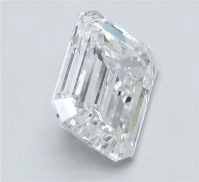 2.41ct D VS2 Rare Carat Ideal Cut Emerald Lab Grown Diamond