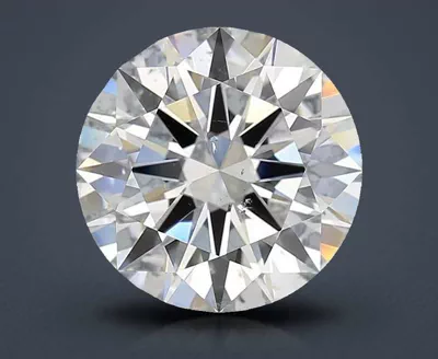 5.01ct F SI2 Rare Carat Ideal Cut Round Diamond