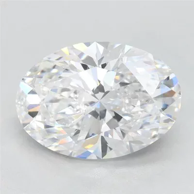 2.66ct D VVS1 Very Good Cut Oval Lab Grown Diamond