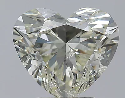 3.01ct K SI2 Rare Carat Ideal Cut Heart Diamond