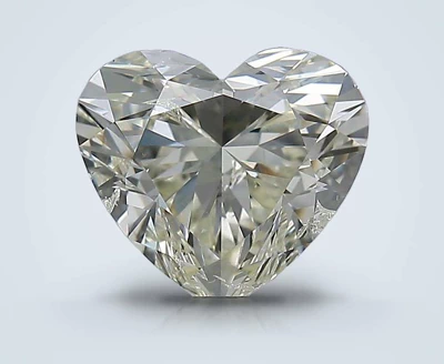 3.01ct K SI2 Rare Carat Ideal Cut Heart Diamond