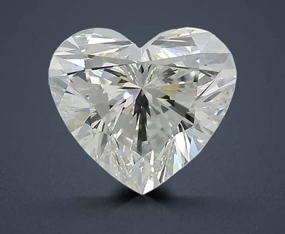 2.90ct G VS2 Rare Carat Ideal Cut Heart Lab Grown Diamond