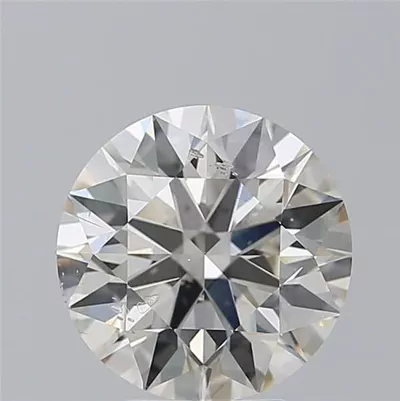 4.03ct J SI2 Rare Carat Ideal Cut Round Diamond