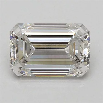 2.07ct F VS1 Excellent Cut Emerald Lab Grown Diamond