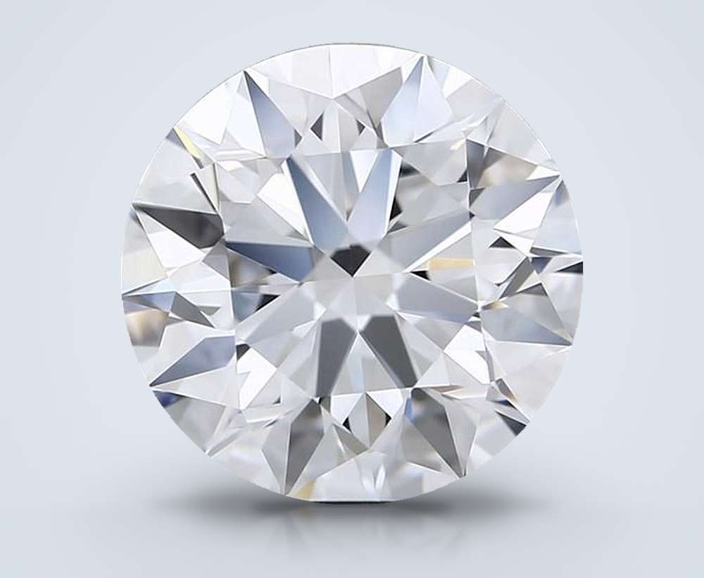 4.51ct H VVS2 Rare Carat Ideal Cut Round Lab Grown Diamond