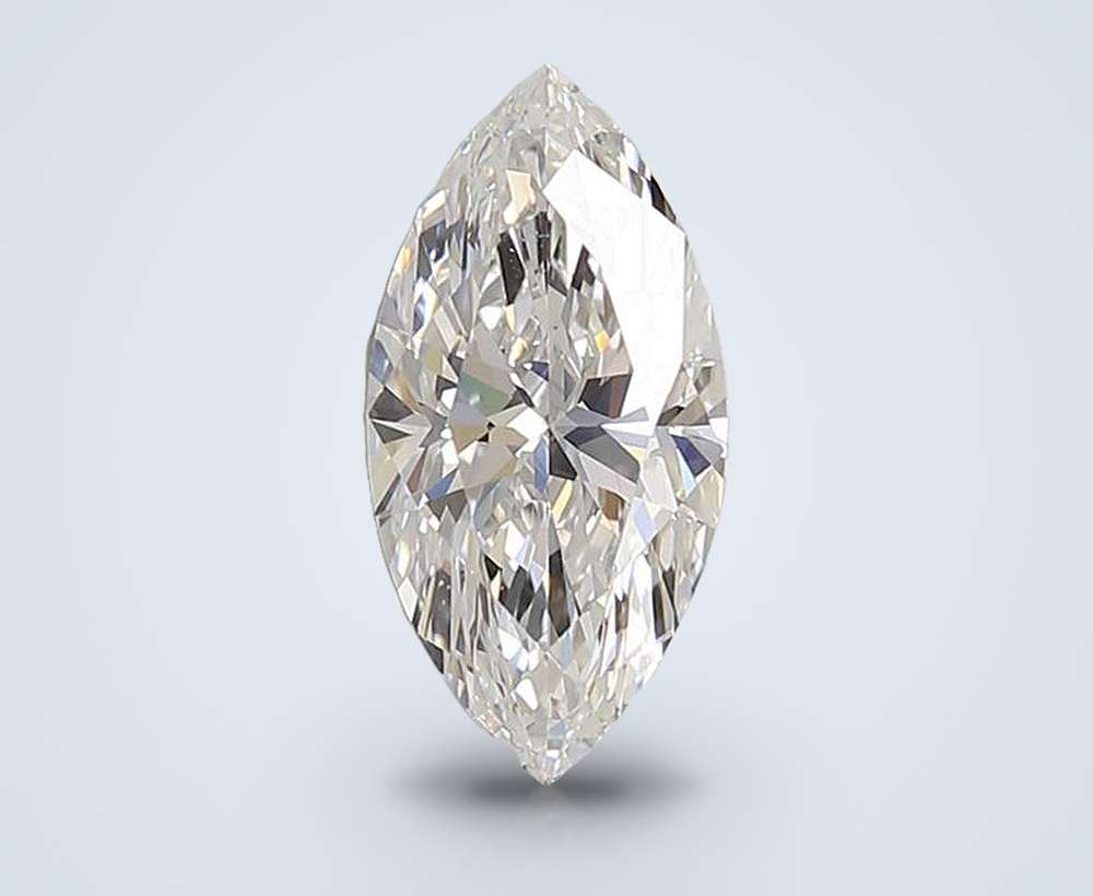 1.72ct D VVS2 Rare Carat Ideal Cut Marquise Lab Grown Diamond
