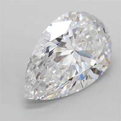 2.03ct E VS1 Rare Carat Ideal Cut Pear Lab Grown Diamond