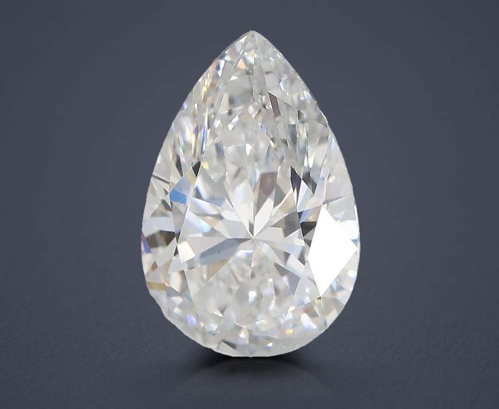 2.03ct E VS1 Rare Carat Ideal Cut Pear Lab Grown Diamond