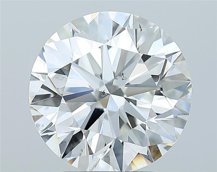 2.74ct G SI2 Rare Carat Ideal Cut Round Diamond