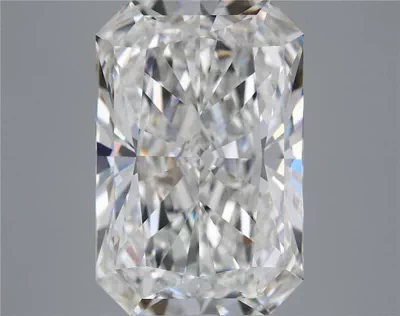 8.22ct F VVS2 Rare Carat Ideal Cut Radiant Lab Grown Diamond