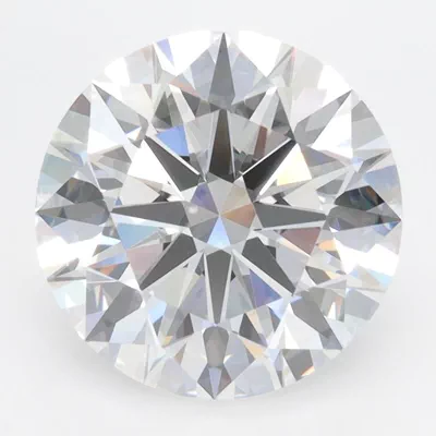 4.10ct D IF Rare Carat Ideal Cut Round Lab Grown Diamond