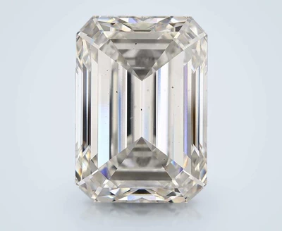 15.11ct G SI1 Rare Carat Ideal Cut Emerald Lab Grown Diamond