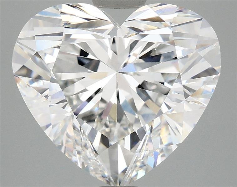 5.09ct E VVS2 Rare Carat Ideal Cut Heart Lab Grown Diamond