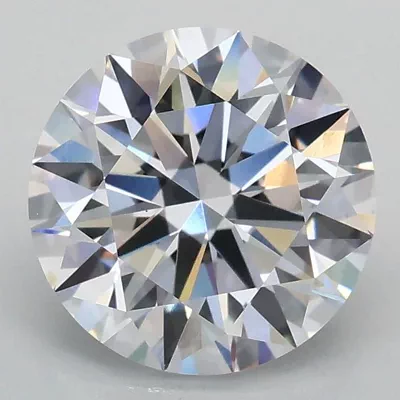 2.04ct D VS1 Rare Carat Ideal Cut Round Lab Grown Diamond