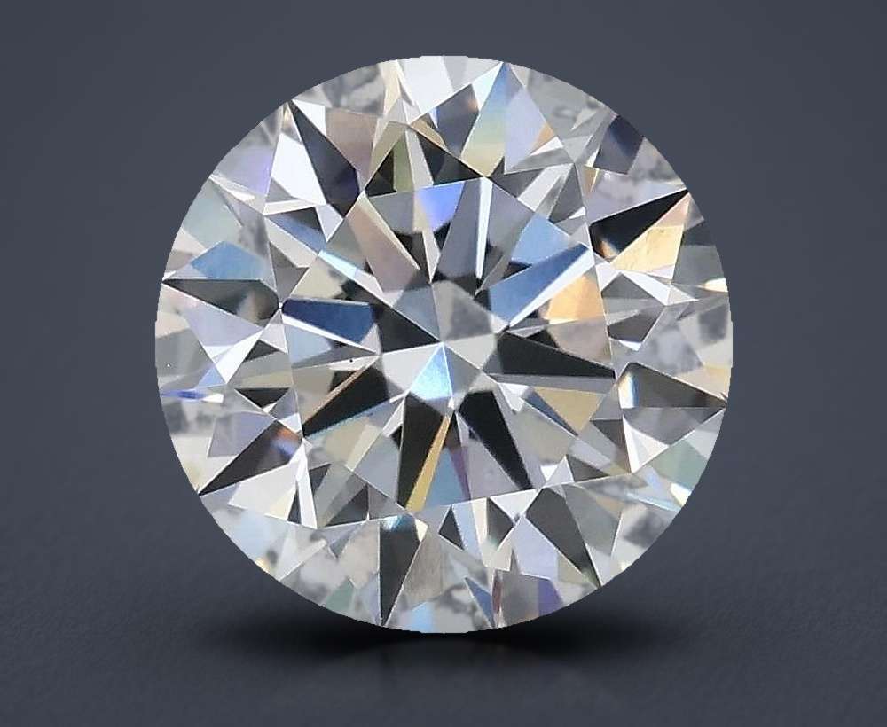 2.04ct D VS1 Rare Carat Ideal Cut Round Lab Grown Diamond