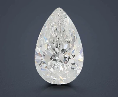3.06ct E VS2 Rare Carat Ideal Cut Pear Lab Grown Diamond