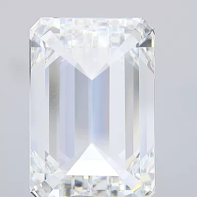 19.06ct F VVS2 Very Good Cut Emerald Lab Grown Diamond