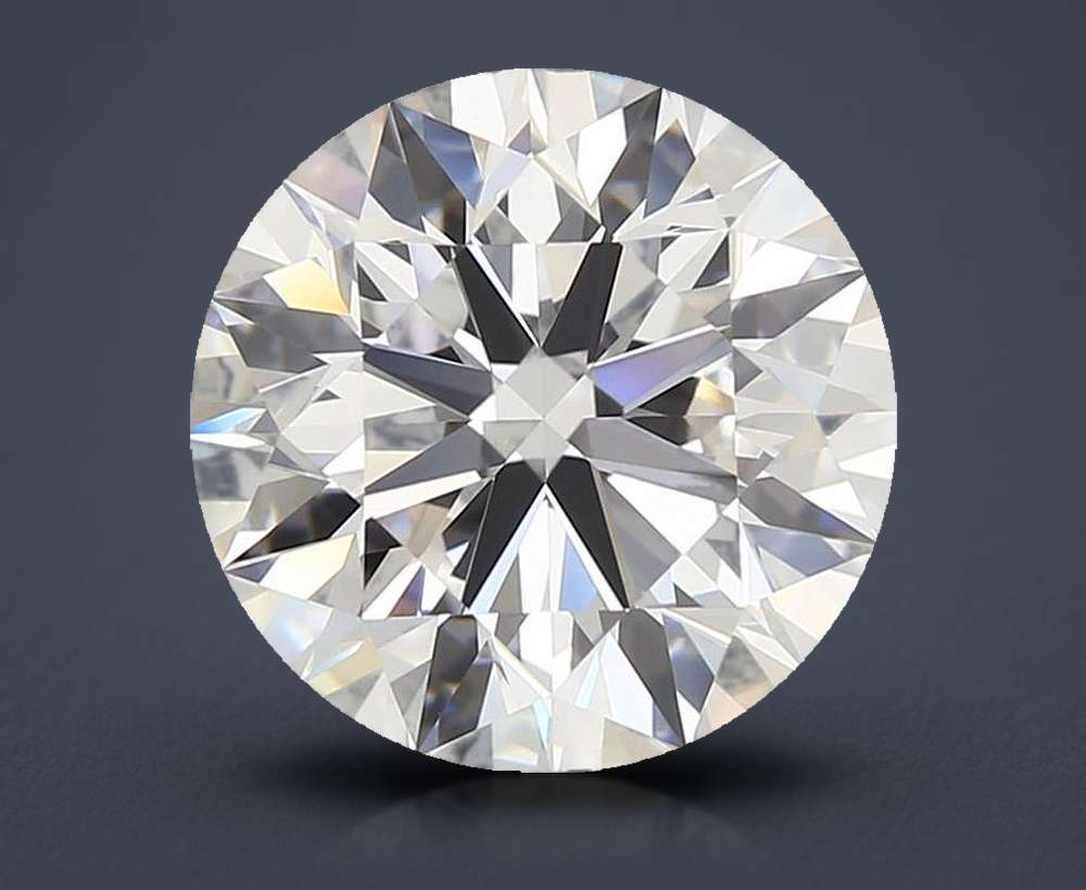 2.50ct H IF Rare Carat Ideal Cut Round Diamond