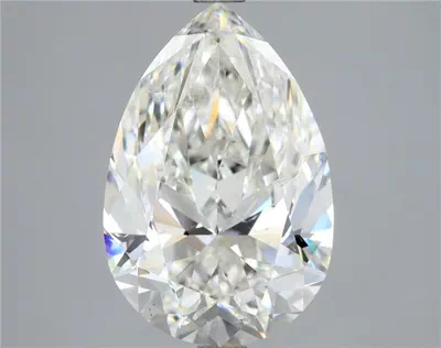 4.50ct H SI2 Rare Carat Ideal Cut Pear Diamond
