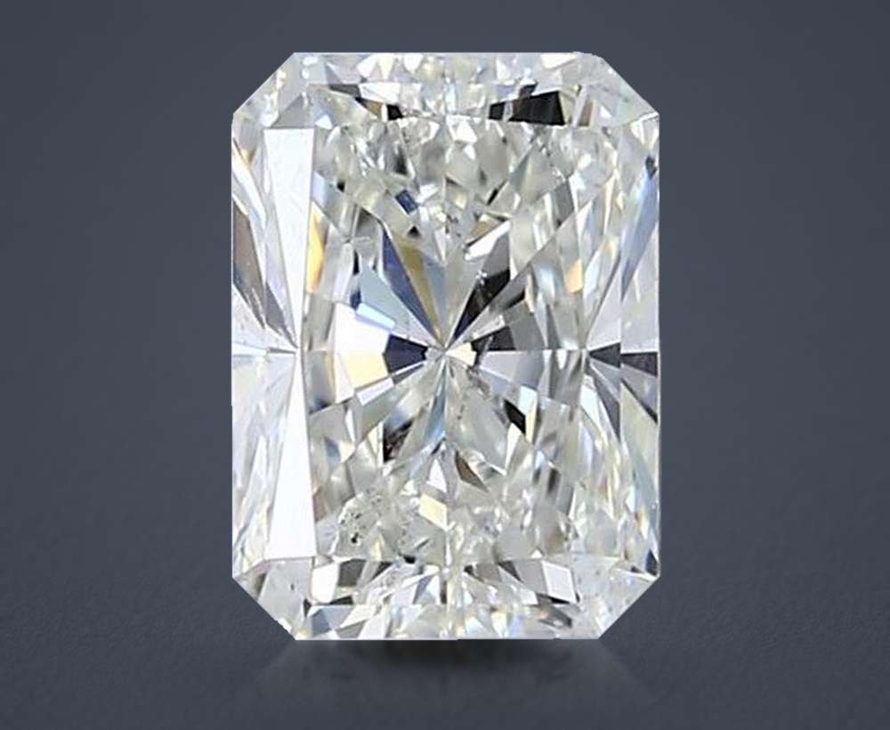 1.51ct K SI2 Rare Carat Ideal Cut Radiant Diamond