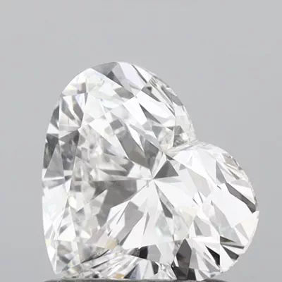 1.08ct F SI1 Rare Carat Ideal Cut Heart Lab Grown Diamond