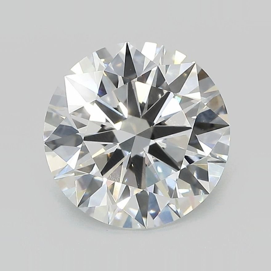 3.71ct E VVS2 Rare Carat Ideal Cut Round Lab Grown Diamond