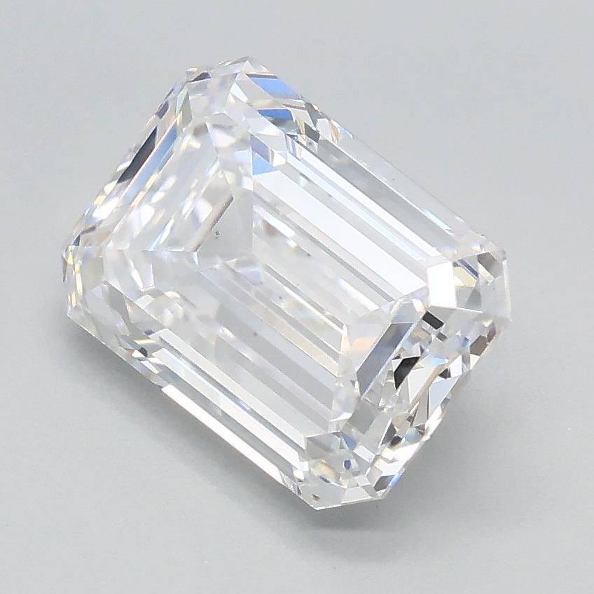 2.04ct D VS2 Rare Carat Ideal Cut Emerald Lab Grown Diamond