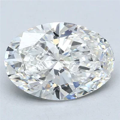 3.05ct F VVS2 Rare Carat Ideal Cut Oval Lab Grown Diamond