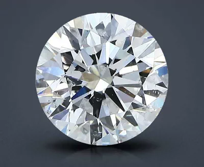 2.01ct E SI2 Rare Carat Ideal Cut Round Diamond
