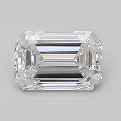 1.06ct E VS2 Rare Carat Ideal Cut Emerald Lab Grown Diamond