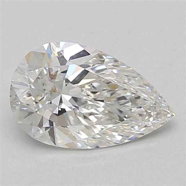 1.57ct F VVS2 Rare Carat Ideal Cut Pear Lab Grown Diamond