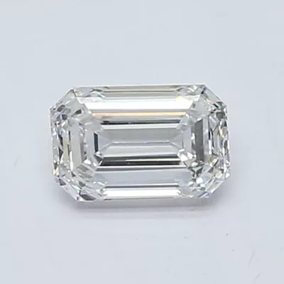 0.57ct D VVS1 Very Good Cut Emerald Lab Grown Diamond