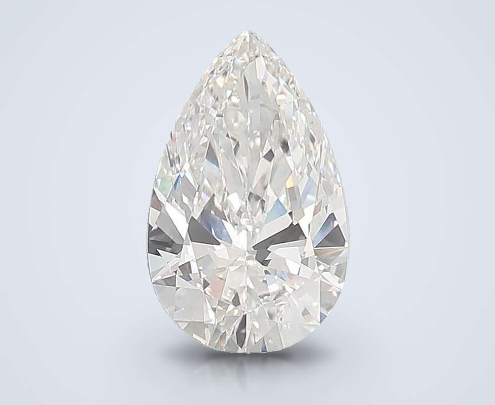 10.05ct F VVS2 Rare Carat Ideal Cut Pear Lab Grown Diamond