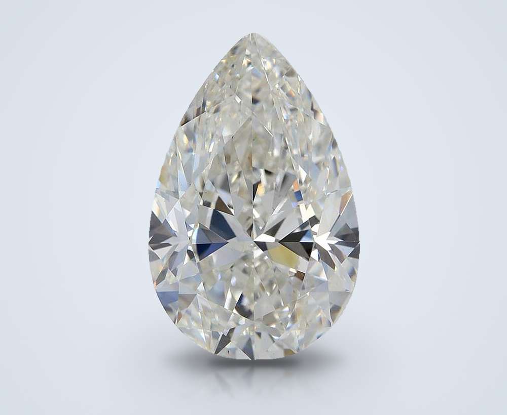 12.18ct G VS1 Rare Carat Ideal Cut Pear Lab Grown Diamond