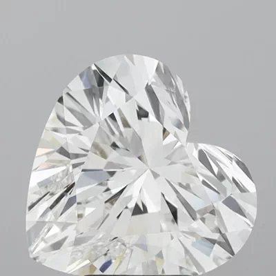 4.56ct F VVS2 Rare Carat Ideal Cut Heart Lab Grown Diamond