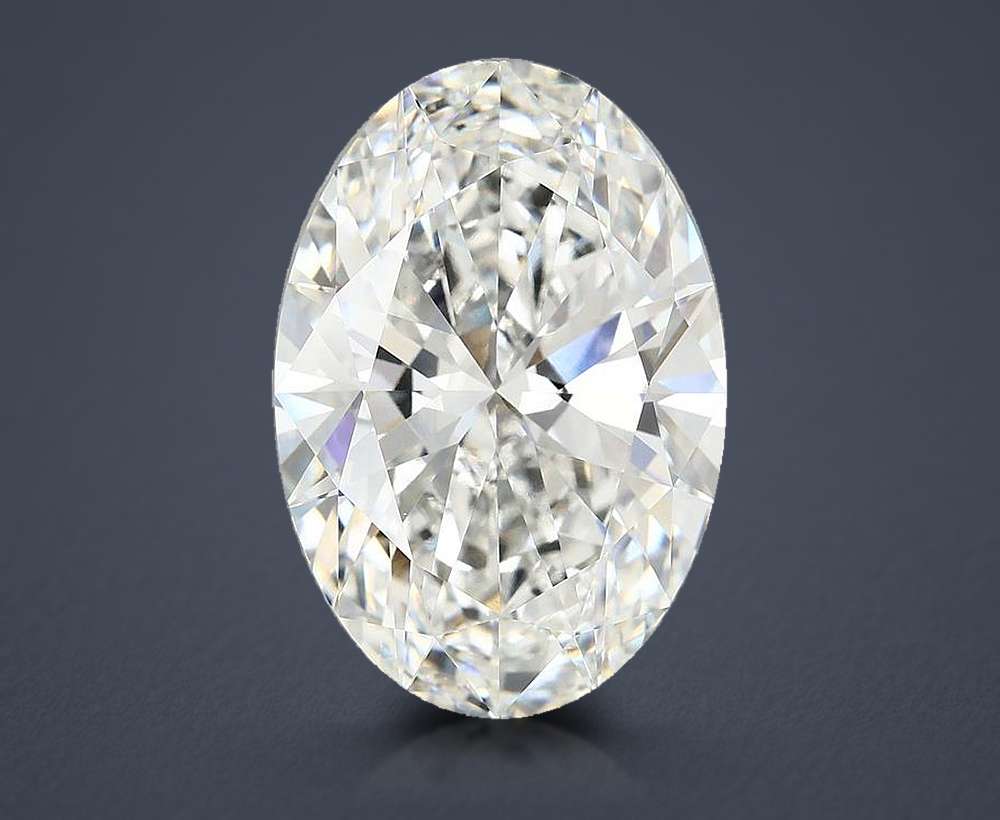 12.05ct F VVS2 Rare Carat Ideal Cut Oval Lab Grown Diamond