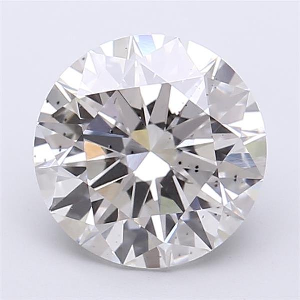 2.60ct F SI1 Rare Carat Ideal Cut Round Lab Grown Diamond