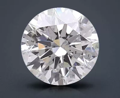 2.60ct F SI1 Rare Carat Ideal Cut Round Lab Grown Diamond