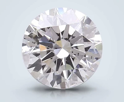 2.60ct F SI1 Rare Carat Ideal Cut Round Lab Grown Diamond