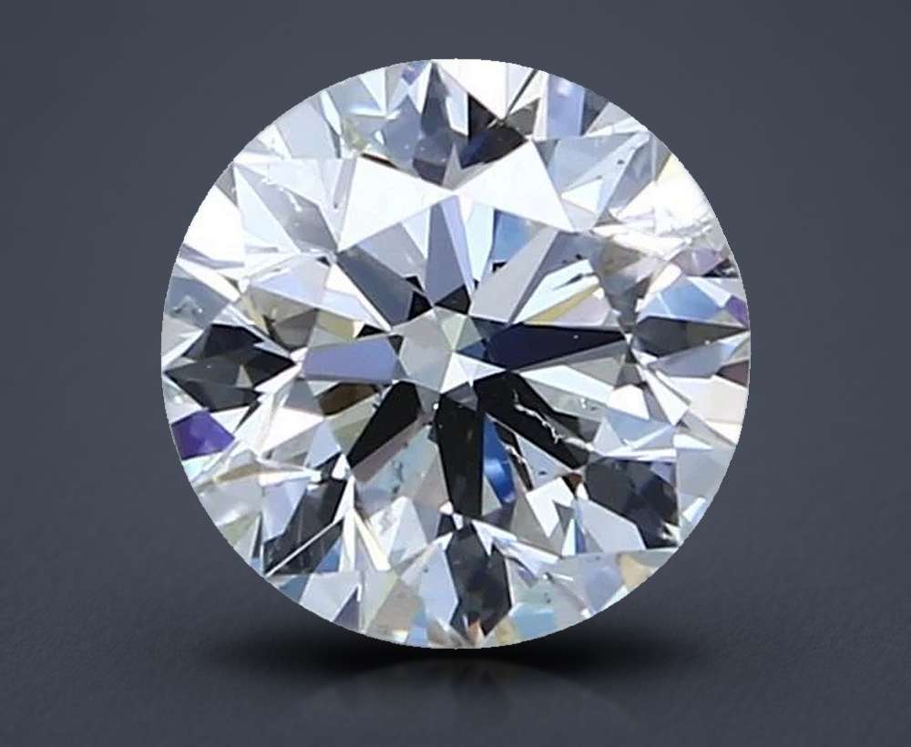 1.81ct I SI2 Rare Carat Ideal Cut Round Diamond