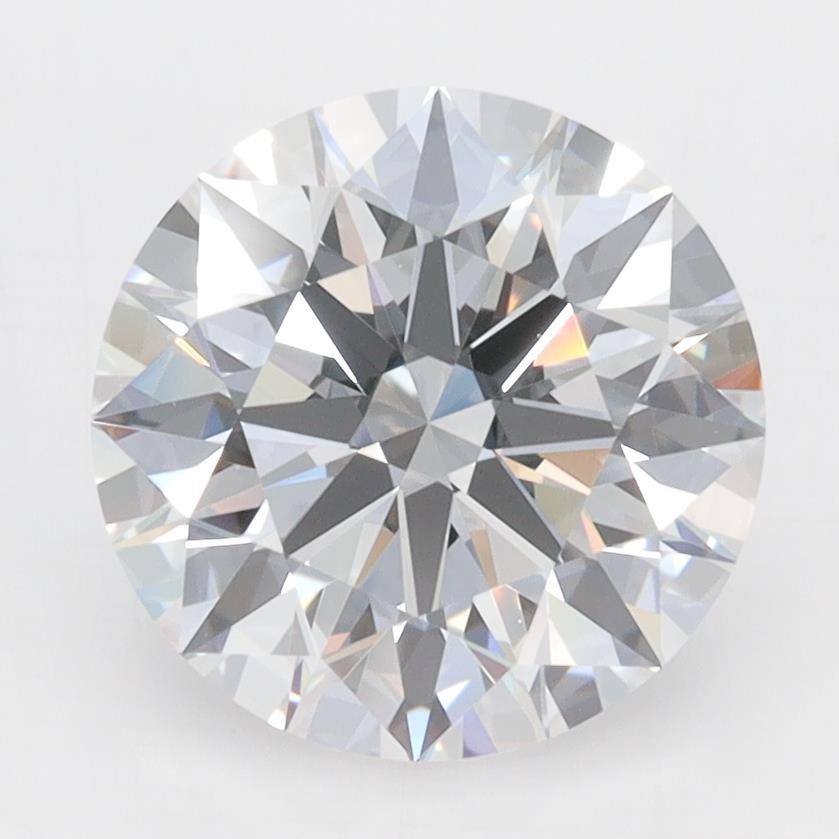 3.05ct D VVS2 Rare Carat Ideal Cut Round Lab Grown Diamond